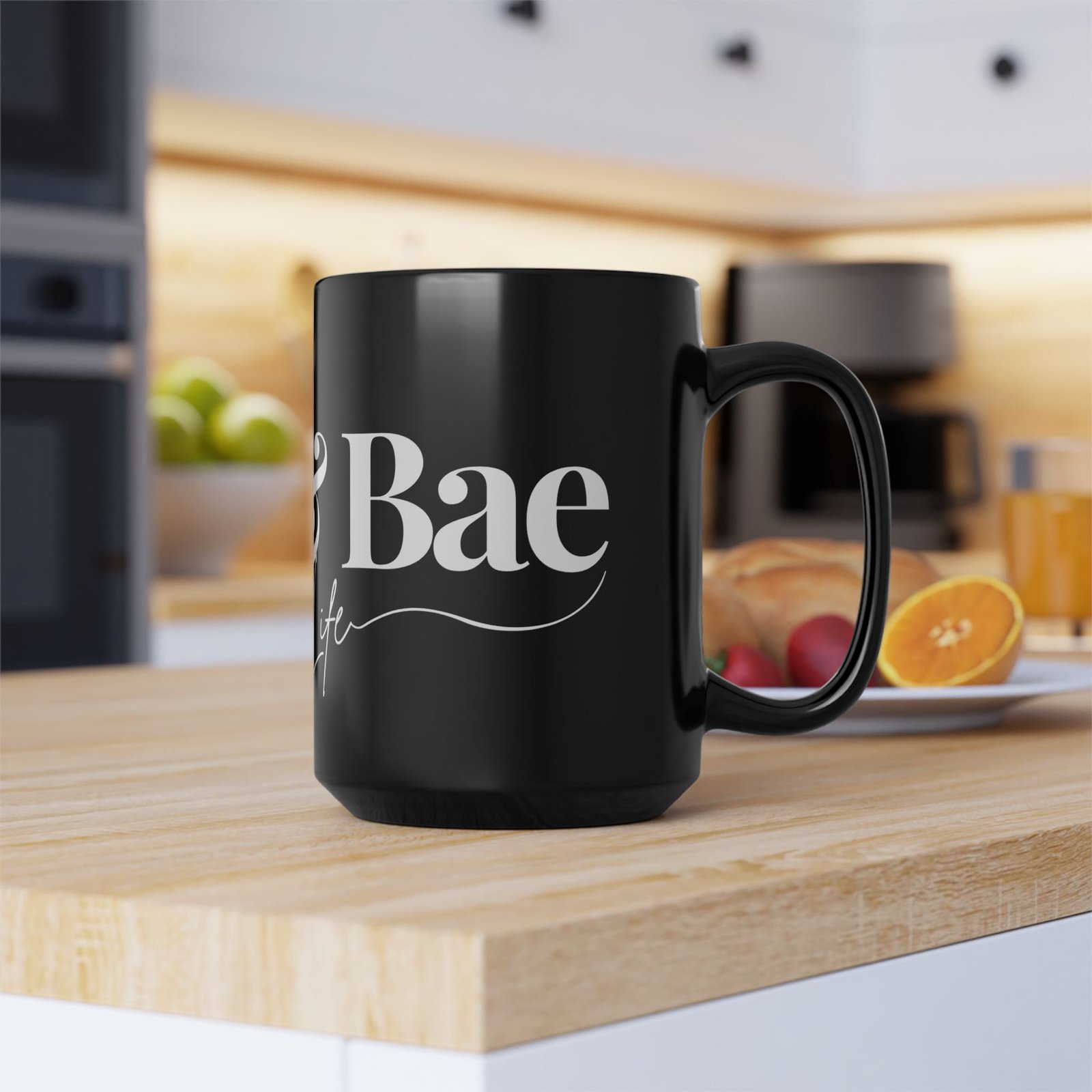 Zen & Bae Life Mug – Black Coffee Mug (11oz) - Image 6