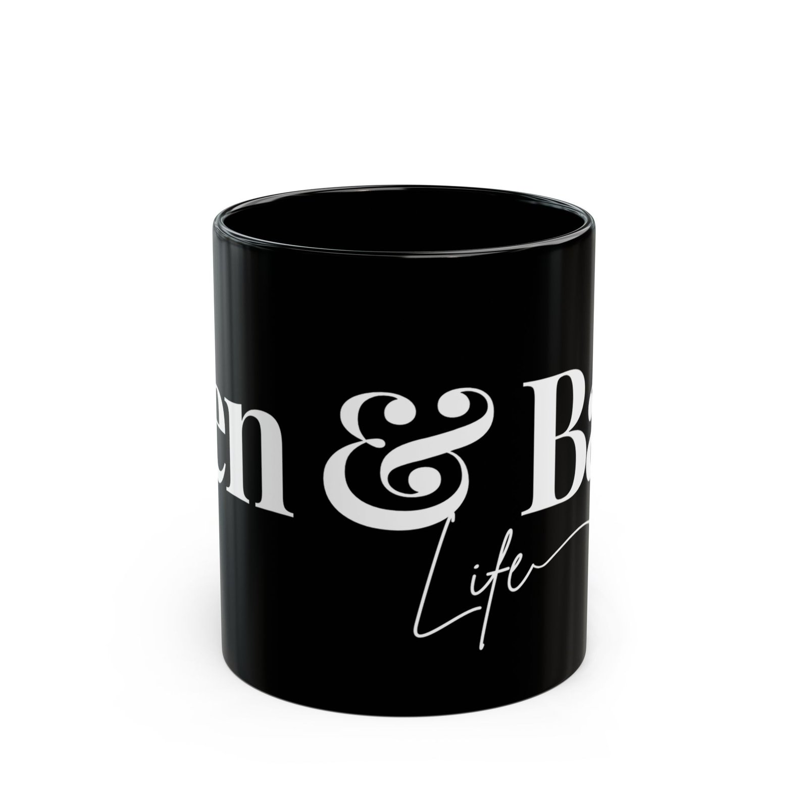 Zen & Bae Life Mug – Black Coffee Mug (11oz) - Image 2