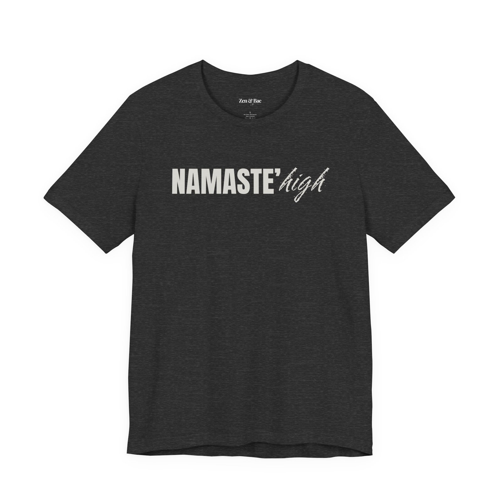 Namaste High T-Shirt – Unisex Graphic Tee - Image 6