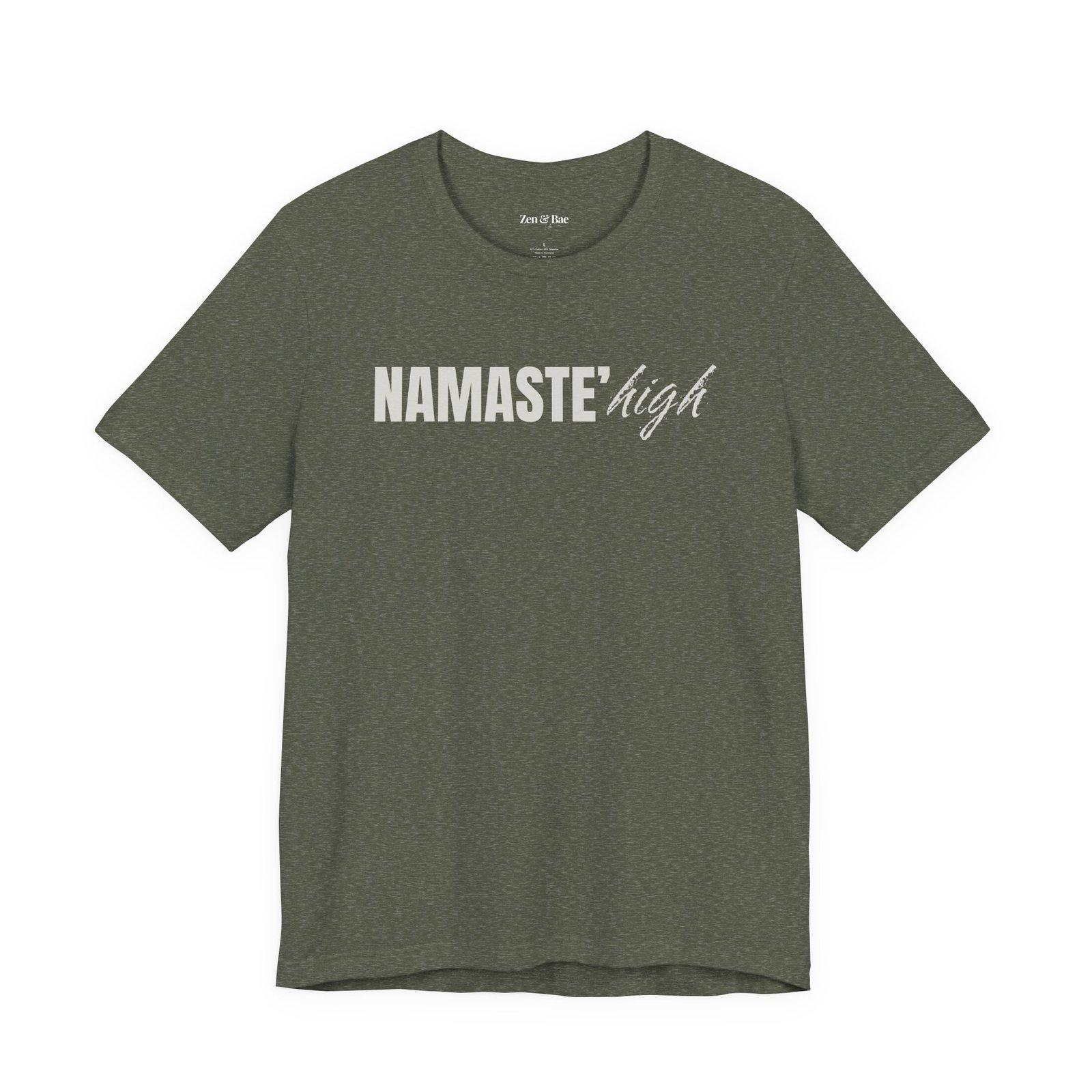 Namaste High T-Shirt – Unisex Graphic Tee - Image 5