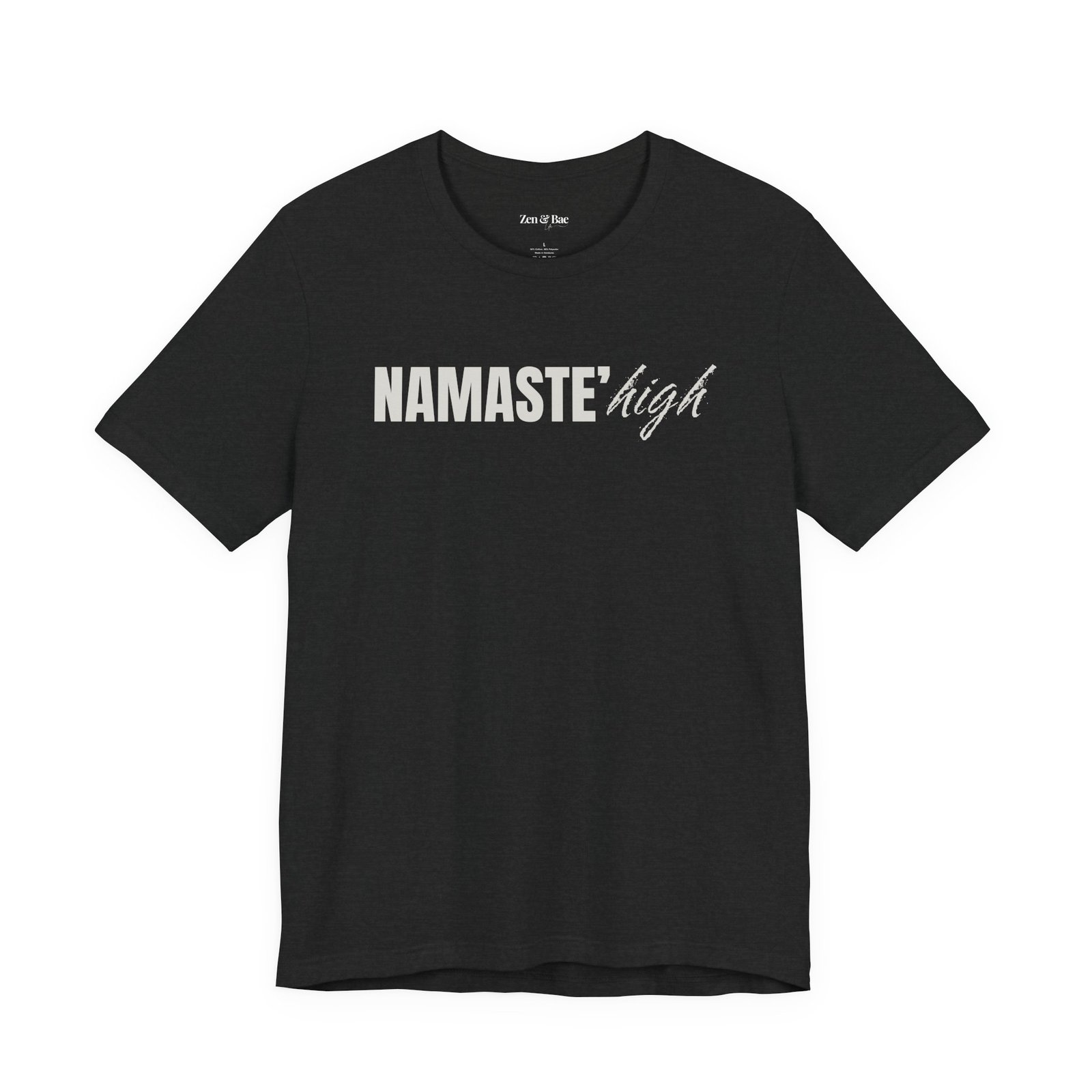 Namaste High T-Shirt – Unisex Graphic Tee - Image 4