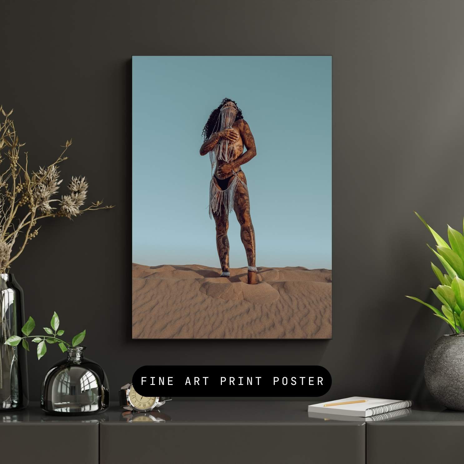 Shawna Crenshaw digital art print desert sunset by Nina LaRose