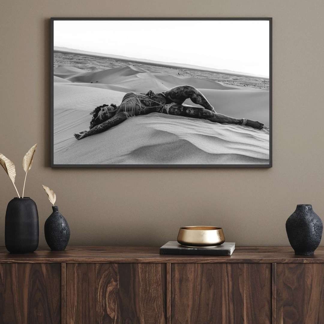 Shawna Crenshaw Desert Photography Print Black and White Limited Edition (PRINT ONLY – 40cm x 50cm, 15.8″ x 19.7″)